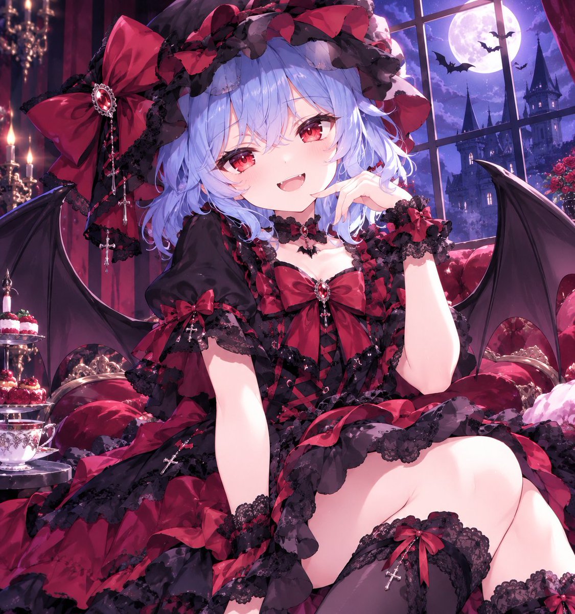 herakuru13's tweet photo. レミリア可愛い
#AIイラスト #AIイラスト好きと繋がりたい
#レミリア・スカーレット https://t.co/7CYBhFpLlR