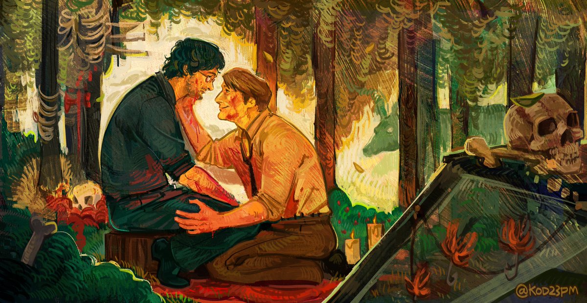Kod23pm's tweet photo. there is a thin line between love and hate
#hannibal https://t.co/81uKO1cxQT