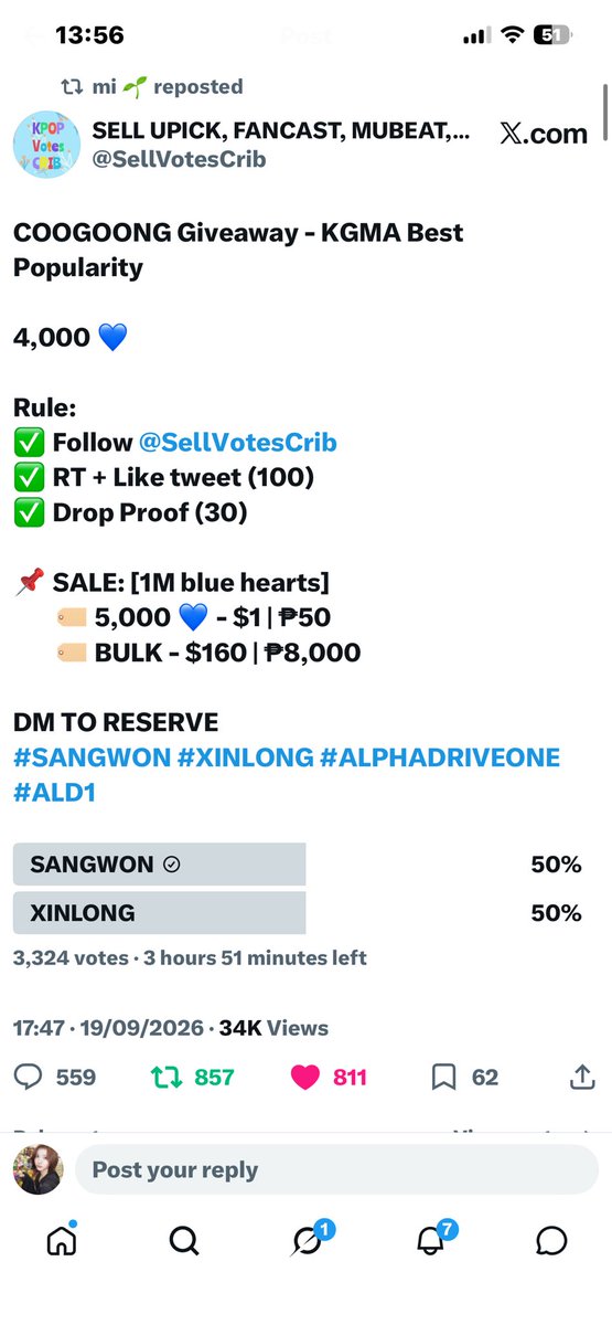 xinwoncore's tweet photo. @SellVotesCrib #SANGWON https://t.co/gukaLSIZNM