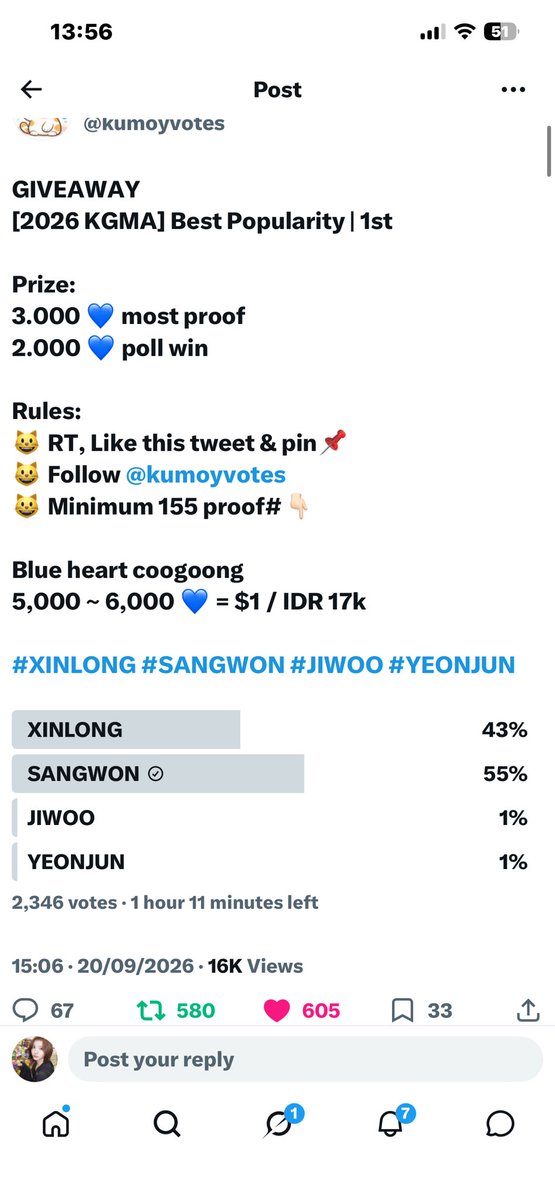 xinwoncore's tweet photo. @kumoyvotes for #sangwon https://t.co/VpocvYDAYq