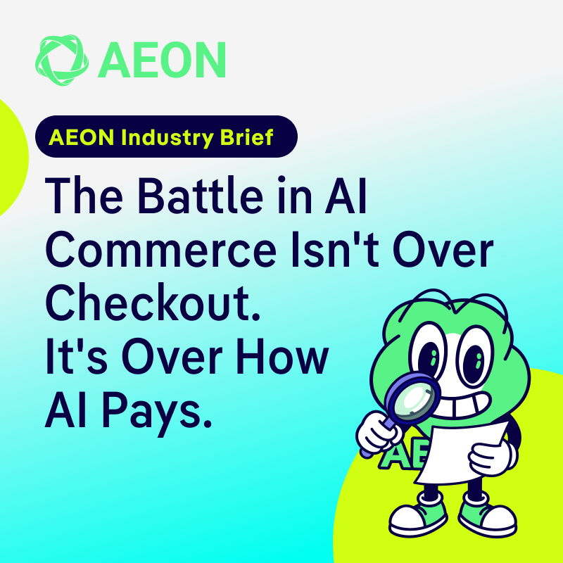 AEON_Community's tweet photo. When @Meta plugged Stripe Link into @Muse, the headline was “AI shopping.” The more important shift is what happens after an AI agent decides what to buy: how does that decision become an actual payment?

Shopify and PayPal are moving into the same territory, while Amazon has pushed back against third-party AI checkout. Read together, these moves point to a layer that is becoming increasingly important: the space between an AI's purchase decision and the merchant's existing payment infrastructure.

Three shifts are converging there.

First, card rails still have the strongest starting position. Meta Muse, Mastercard Agent Pay, and AEON's AI Card all ultimately leverage card-network acceptance. Cards already combine global merchant reach, transaction identity, and established refund and dispute mechanisms. The challenge is not replacing cards overnight, but making them programmable enough for autonomous commerce.

Second, AI commerce will not run on cards alone. An agent paying for a physical product is fundamentally different from an agent paying for an API call, settling a machine-to-machine transaction, or moving value across borders. These use cases can involve cards, A2A payments, stablecoins, wallets, and emerging protocols such as x402.

The question therefore is not which rail replaces the others. It is how AI agents access the right rail for each transaction.

Third, the payment layer needs to become more programmable. AI agents need mechanisms to operate within defined spending conditions, while payment infrastructure needs to connect the agent’s action with the appropriate settlement method. Authorization remains part of that equation—but it is one component of a broader payment architecture.

That creates a new infrastructure requirement: a layer that connects AI intent to execution and settlement across different payment rails.

Three capabilities matter:
Multi-rail connectivity: connecting AI agents to cards, A2A, stablecoins, wallets, and local payment methods.
Programmable execution: allowing transactions to operate within defined parameters such as amount, merchant, task, or payment context.
Settlement and reconciliation: ensuring transactions can be processed, settled, and accounted for across different rails and geographies.

This is where AEON is building. AEON’s AI Card, Agent Account, and AI Gateway approach AI commerce as a payment and settlement infrastructure problem. The goal is not simply to introduce another way for AI agents to pay, but to connect agents with the payment rails and settlement mechanisms required by different transaction environments.

The question in AI commerce is therefore moving beyond “Can an AI pay?”

It is becoming:

“How does an AI agent access the right payment rail, execute the transaction, and settle it reliably?”

That is where the next layer of #AIpayment infrastructure is taking shape.

$AEON