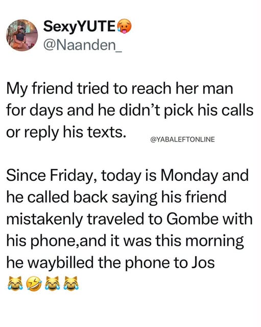 yabaleftonline's tweet photo. Would you believe this?😂😂 https://t.co/IEDdVUZIMm