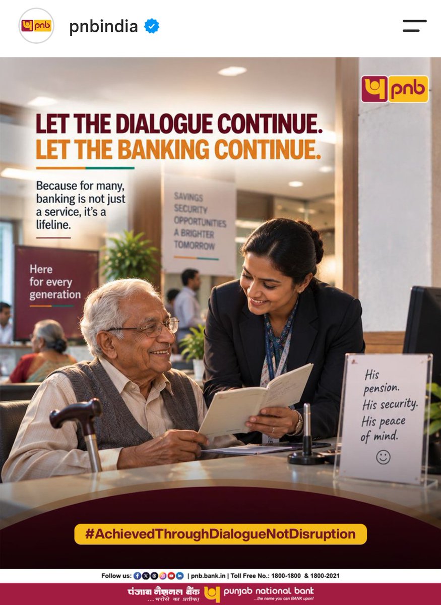 The_memerrrr's tweet photo. My pension my security my peace of mind?

@pnbindia

#5daybanking  #publicsectorbank https://t.co/rqQpFPImgt