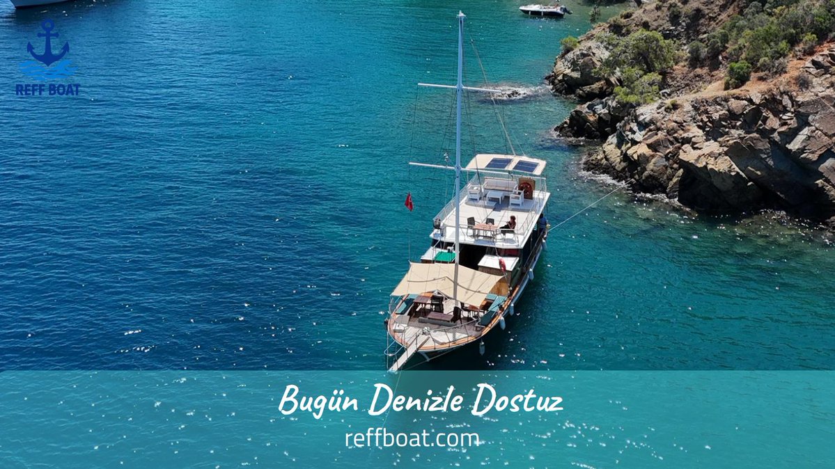 ReffBoat's tweet photo. Bugün Denizle Dostuz 🌊
Bugün denizle dostuz. ☀️ Fethiye’de aile dostu tekne turu, sakin koylar ve 12 Adalar rotası için Reff Boat.
📞 +90 534 747 09 92
🌐 https://t.co/qvPZirnAJT
📸 IG: reffboat | FB: boatreff
#AileTeknesi #ReffBoat https://t.co/rVuVSySSQI