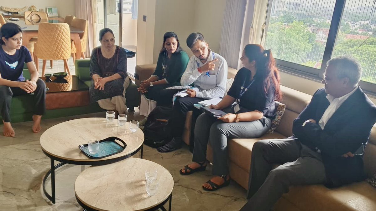 GoIStats's tweet photo. Dr. Saurabh Garg, Secretary, MoSPI, interacted with officers of the Regional Office, NSO, Ahmedabad and its sub regional offices. He also inspected the ongoing fieldwork for the National Household Income Survey (NHIS) in the Vastrapur area of Ahmedabad, Gujarat, and reviewed the survey process at a selected household.

NHIS, being conducted nationwide by NSO, MoSPI, from April 2026 to March 2027, is India’s first comprehensive household income survey. It collects information on household income from wages, salaries, self-employment, agriculture, property, pensions and remittances, along with expenditure, helping address a long-standing gap in official household income data.

For latest updates & insights, visit MoSPI’s official website: https://t.co/BbFzVJX6Gf

#MoSPI #NSO #NHIS #NationalHouseholdIncomeSurvey #HouseholdIncome #OfficialStatistics #Statistics #DataForDevelopment #Gujarat #Ahmedabad #Survey #IndiaStats

@Rao_InderjitS @_saurabhgarg @PIB_India @PibMospi @mygovindia @NITIAayog