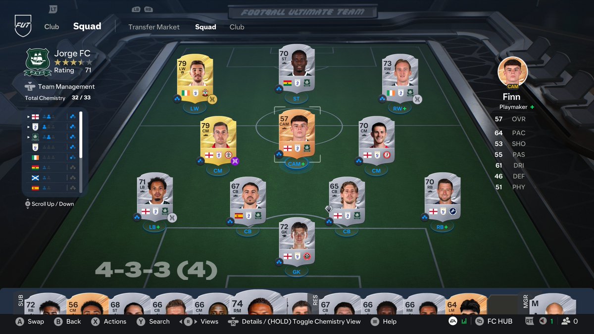 GeorgeButters36's tweet photo. And we go again.
First year without Graham Carey and second year without Danny Mayor. Morgan Whittaker costing 6k he's taken the number 10 shirt. Conor Grant will be the main focus (as usual.)
Just need a number 9.
#pafc #ea27 #eafc27 #fifa27 https://t.co/jCcOpDpfxg
