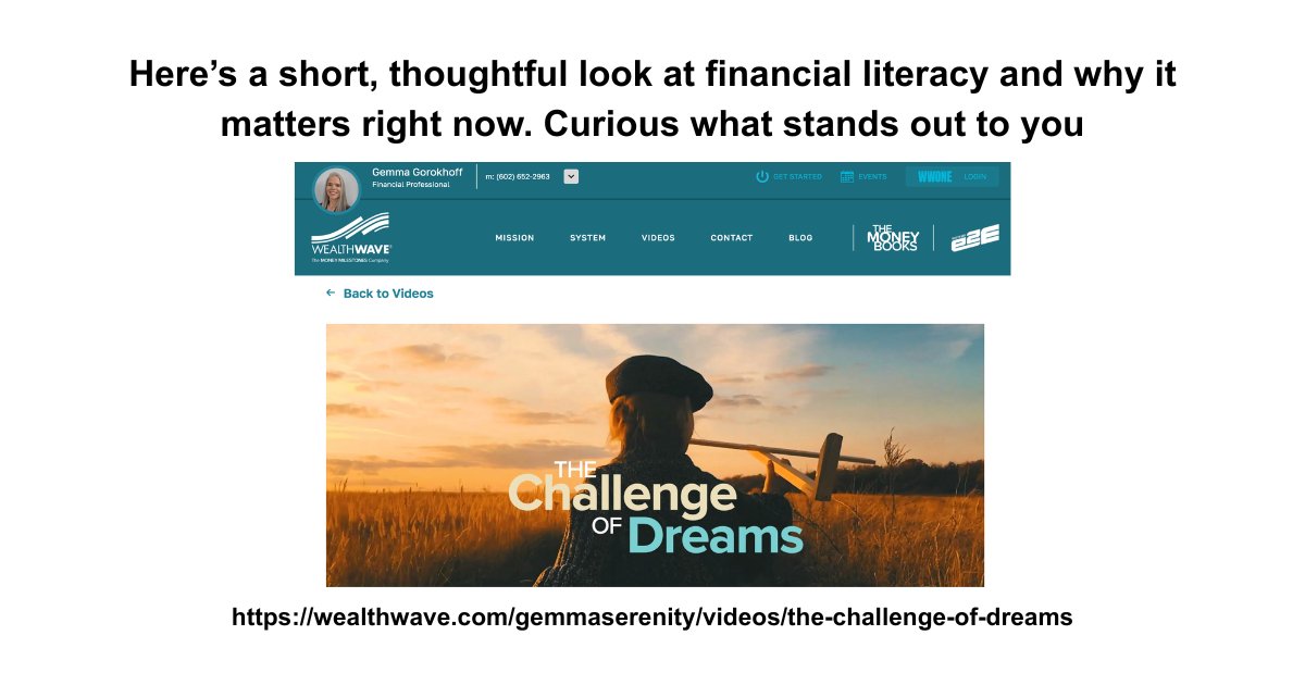 gemmaserenity's tweet photo. Here’s a short, thoughtful look at financial literacy and why it matters right now. Curious what stands out to you.   https://t.co/4rwNSlQfFA @WilfredWarrick https://t.co/UdAtY9sJcF