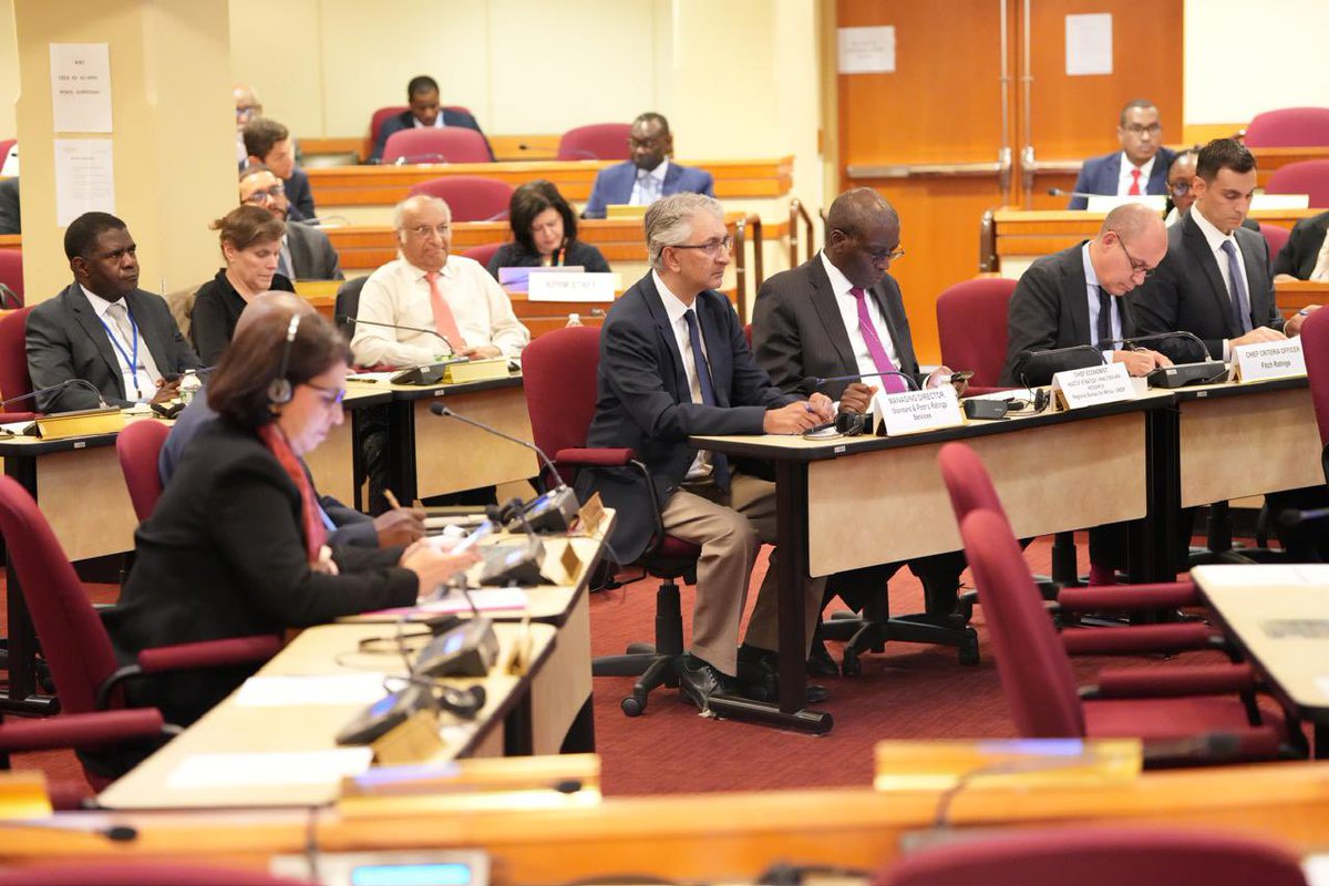 APRMorg's tweet photo. APRM CEO @APRM_MarieRose highlighted the governance dimension of de-risking Africa, underscoring the importance of credible institutions, predictable policies, transparency and reliable information in creating an environment where capital can be mobilised and translated into investable projects.

She further emphasised the need to mobilise Africa’s own capital alongside international finance to support infrastructure, enterprise, jobs and sustainable development.