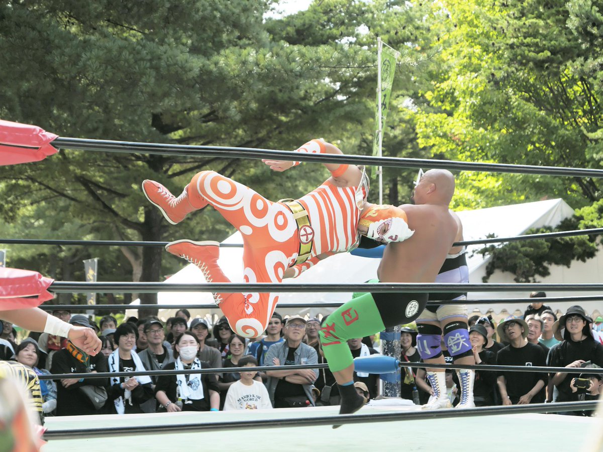 hlkysh's tweet photo. #いしがき2026 
#いしがきミュージックフェスティバル 
#みちのくプロレス https://t.co/s9FzXJVOT5