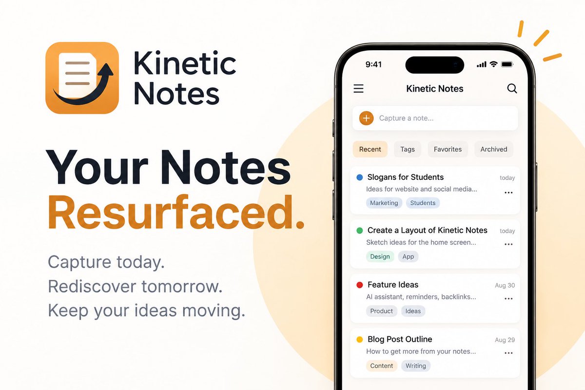 kineticnote tweet picture