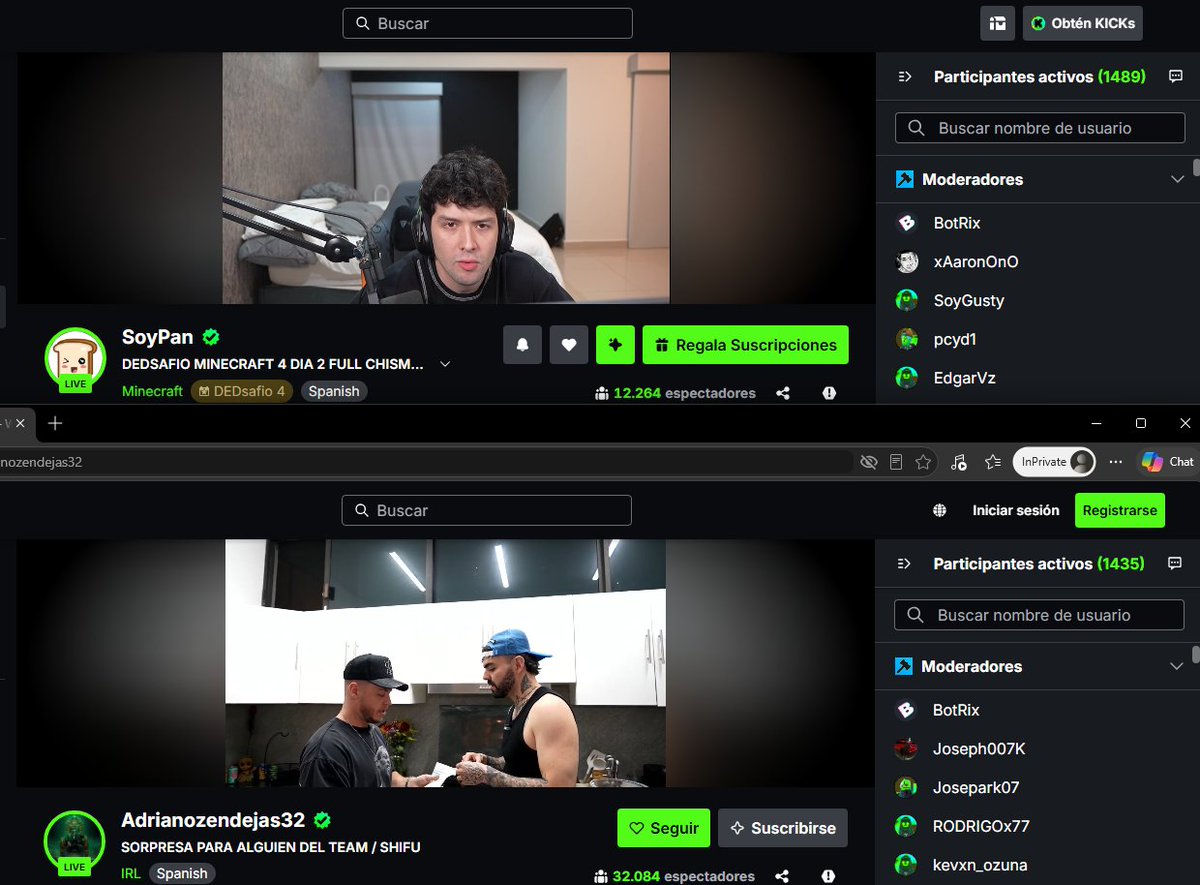 slpeeekerFES's tweet photo. @Miandote32_ @tvtop_es duro bro, tu streamer solo pago unos cuantos miles de bots pero no chatters, que hasta SoyPan tenia mas chatters como con menos de la mitad de viewers, boffffffffffffffffffffffffffffff https://t.co/cwZ5liRIsZ