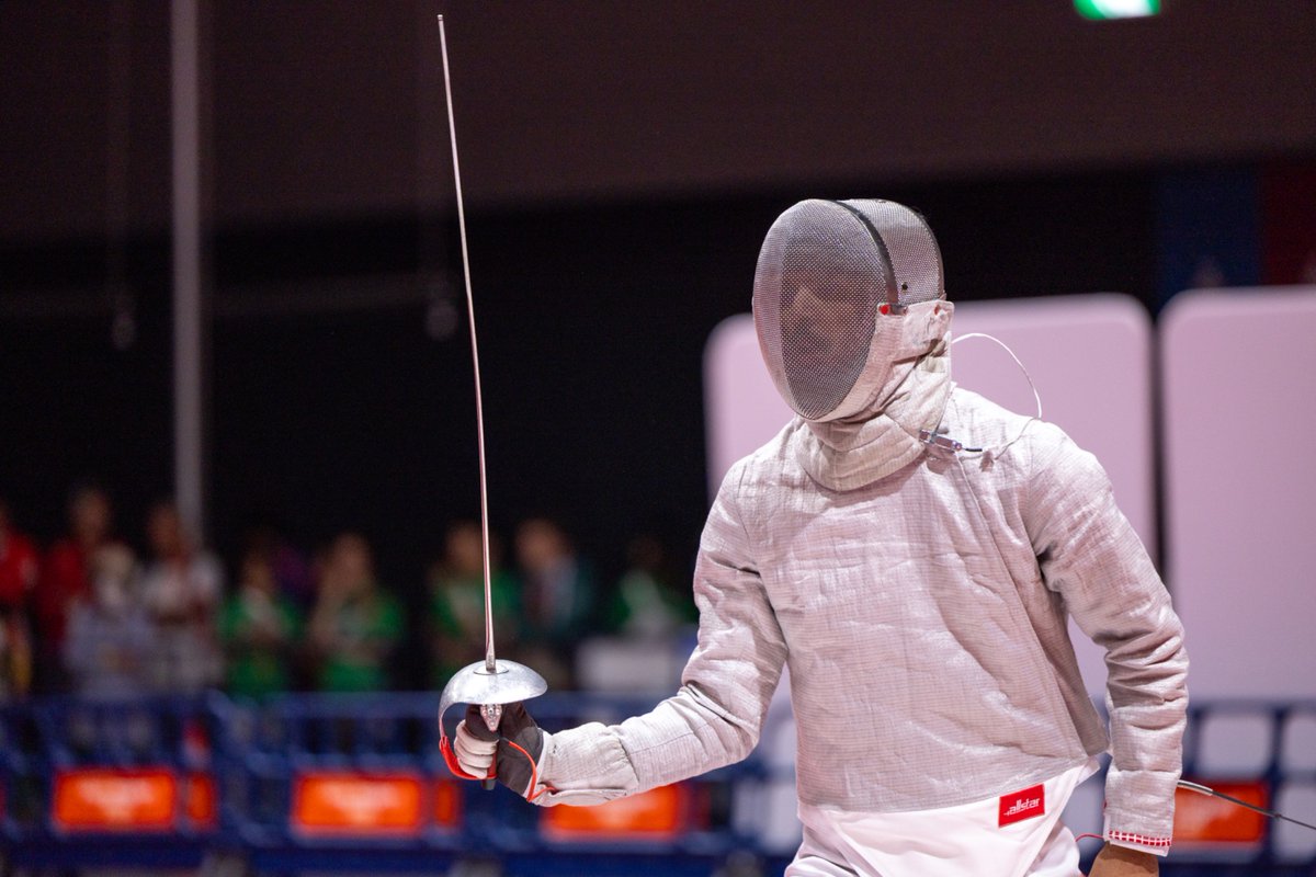 TeamSaudi's tweet photo. 🏅 | دورة الألعاب الآسيوية العشرين #ناغويا2026
🤺 | المبارزة
👤 | رجال 👨🏻
📊 | السايبر

▫️ دور الـ 16 
ـ 🇸🇦 عادل المطيري 9 - 15 دو غيونغدونغ 🇰🇷

#فريق_السعودية | #نشجعك 💚 https://t.co/LWd2xB4X2l