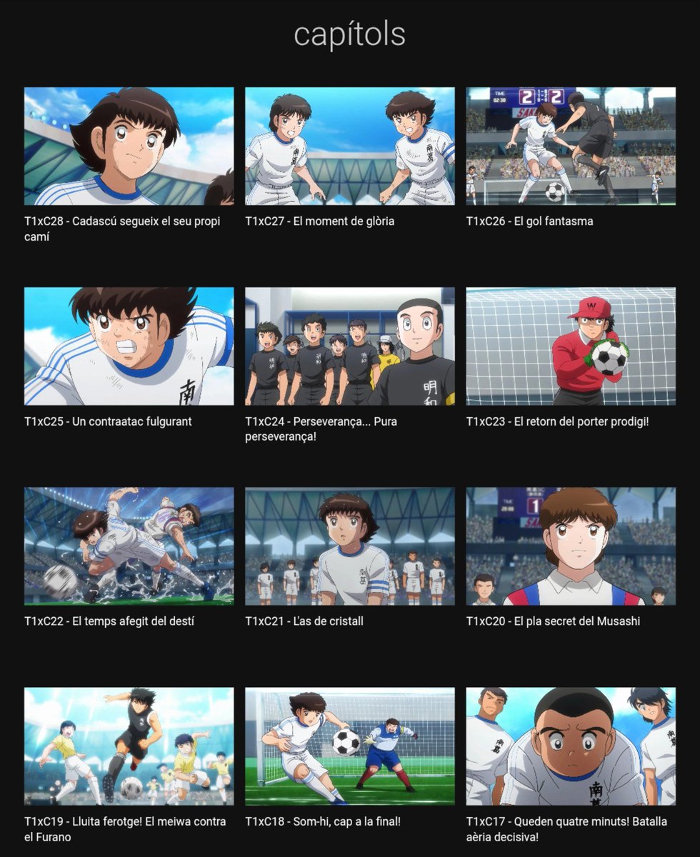 _catseries's tweet photo. ATENCIÓ: 'Capita Tsubasa: Campions' arriba a la plataforma 3Cat per primera vegada amb el @DoblatgeCatala. Feu-ne moltíssima difusió perquè se n'assabenti tothom! https://t.co/g7tUCyOQZK