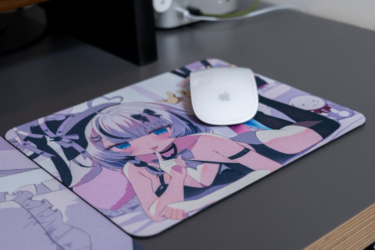 e2_555's tweet photo. 【WORKS】
魔兎ひなの様
クラウドファンディング返礼品用マウスパッド

コネクトラボにて制作させていただきました！
#Vtuber #グッズ制作 https://t.co/A6mUqxGOvg