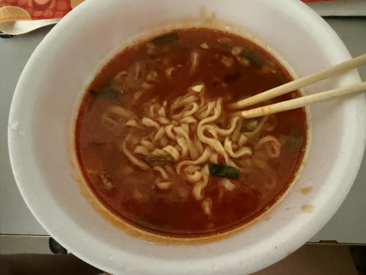 maknomaki72's tweet photo. ＃今日のラーメン🍜
麺神の台湾ラーメン🧄🌶️ https://t.co/8XXXbFuMTv