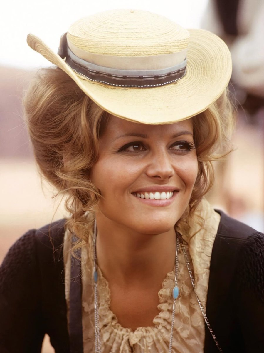 HGACinema's tweet photo. In Remembrance of Claudia Cardinale.

Born | April 15, 1938 in Tunis, Tunisia.

Died | September 23, 2025 (aged 87) in Nemours, Seine-et-Marne, France.

Photo | Claudia Cardinale on the set of Once Upon a Time in the West (1968). (Photo © Steve Schapiro for Paramount Pictures).