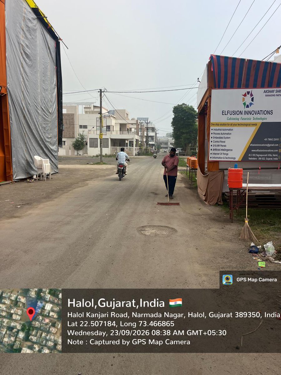 HALOLNAGARPALI2's tweet photo. હાલોલ નગરપાલિકા  દ્વારા સફાઈ ની કામગીરી કરવામાં આવેલ છે. https://t.co/Kb5WBG6uyo