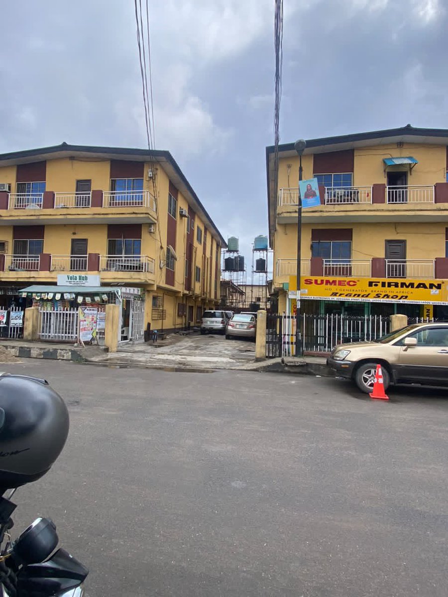 Joyboy5c2's tweet photo. *FOR SALE IN IJESHA-SURULERE*

*A property comprising 2 Nos. of two-storey buildings sitting on a corner piece combined land area of approximately 819.2 sqm.*

✉️Dm for enquiry https://t.co/AAm7LZUEWk