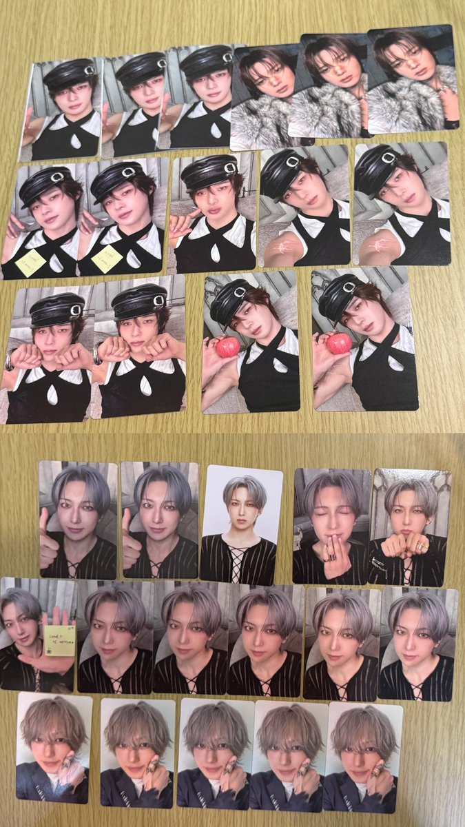 miyu_0504_'s tweet photo. &amp;TEAM andTEAM Mark on Me 交換 ラキドロ  トレカ

【譲】  FUMA K NICHOLAS YUMA JO HARUA TAKI MAKI

【求】同種、異種EJ  ウィジュ

本日ベルーナ、東京お見送り会、郵送
お気軽にお声掛けください🙇🏻‍♀️

#andteam交換  #andteam_交換 https://t.co/wemCW4e7x4
