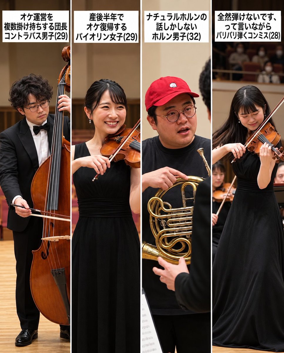 niji_orche's tweet photo. あなたはアマオケ奏者です。

アマチュアオーケストラで演奏するなら
誰と演奏したい？

#虹オケ2027 #クラシック音楽 #オーケストラ #横須賀芸術劇場 #よこすか芸術劇場 https://t.co/2TsCoxmtcV