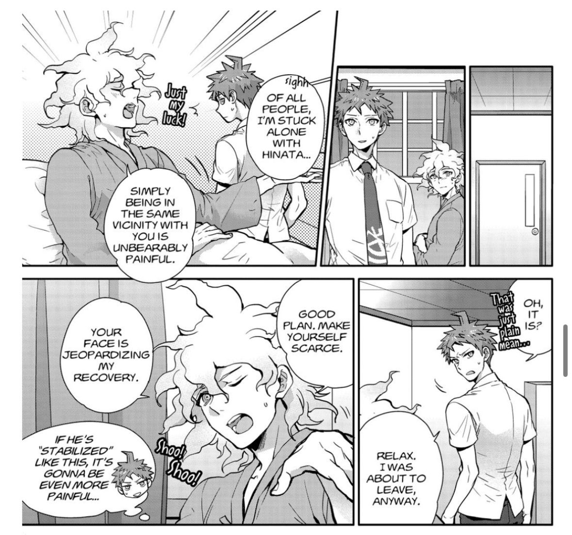 lasutotu's tweet photo. hajime hinata the ultimate fumbler omygoddd pass the fucking controller 😭😭😭 https://t.co/jdS12dS8i6