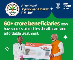 bandisanjay_bjp's tweet photo. 8 years of making quality healthcare accessible to every family! 

From ₹5 lakh annual health cover to over 60 crore beneficiaries, Ayushman Bharat has ensured that illness no longer pushes the poor into helplessness or debt.

Under Hon’ble PM Shri @narendramodi Ji’s leadership, healthcare is reaching every corner of Bharat- affordably, seamlessly and with dignity.

#8YearsOfAyushmanBharat