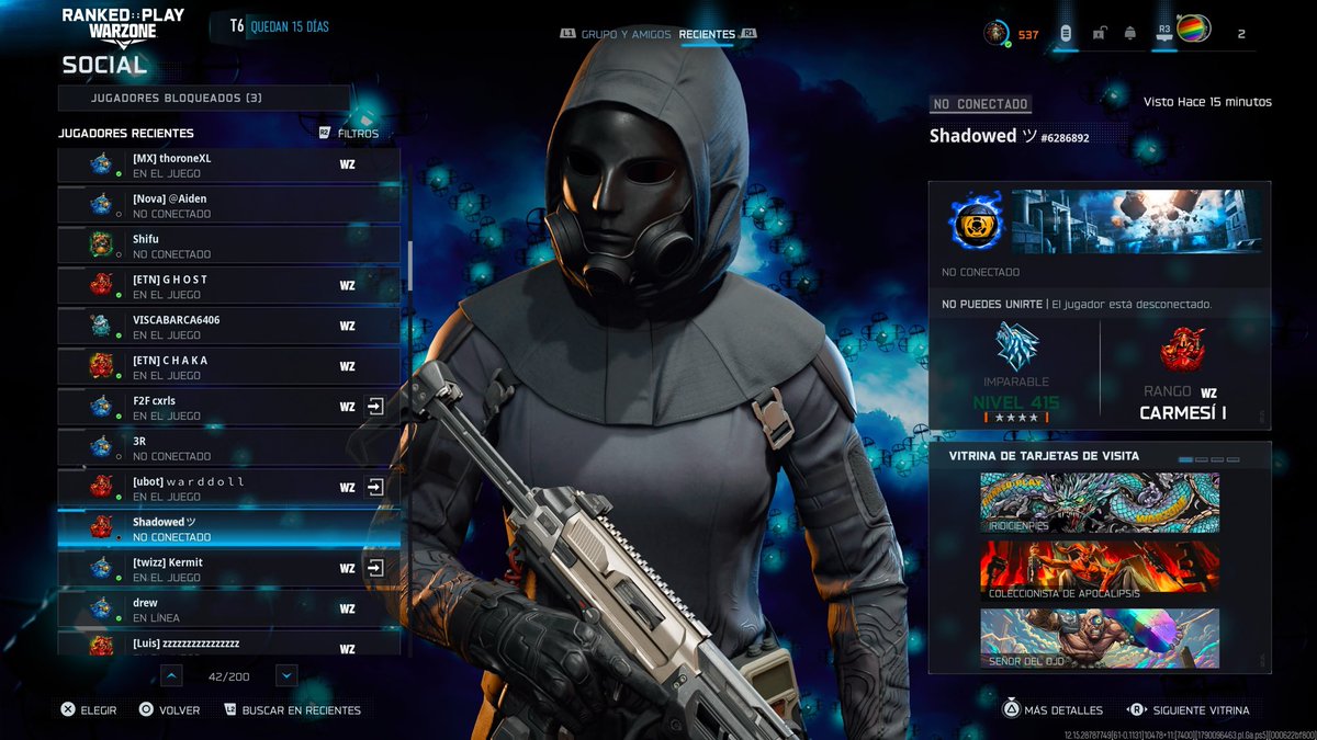 hackershunter17's tweet photo. Full rage event ranked
@Activision @CallofDuty @CODUpdates @CallofDutyCM @ATVIAssist @Parasite @DiazBiffle @HisokaT42 @DeusAmirr
@Fifakill_@zDongyy
All the top 250 of this game are hackers, follow me to expose cheaters

Shadowed ツ #6286892 https://t.co/GgFR5hHD22