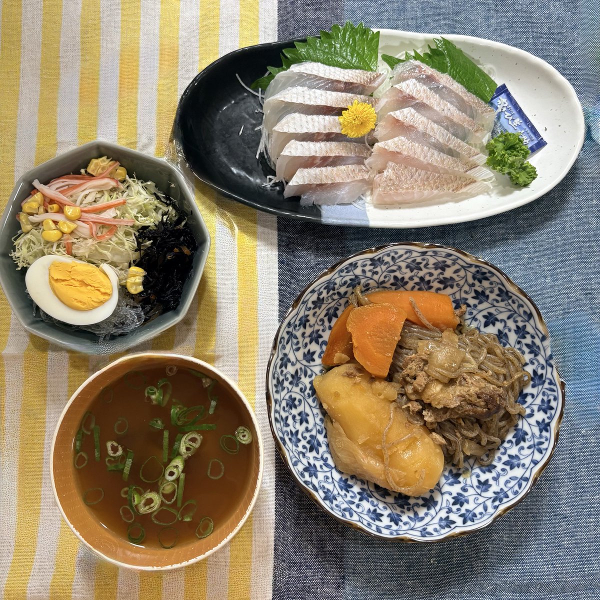 hoshirio_'s tweet photo. お部屋行きますぅぅーっ🚪

昨夜の
#ほしりおご飯

🍚お刺身
🍚肉じゃが
🍚味噌汁🥗 https://t.co/QdfcuA6m0G