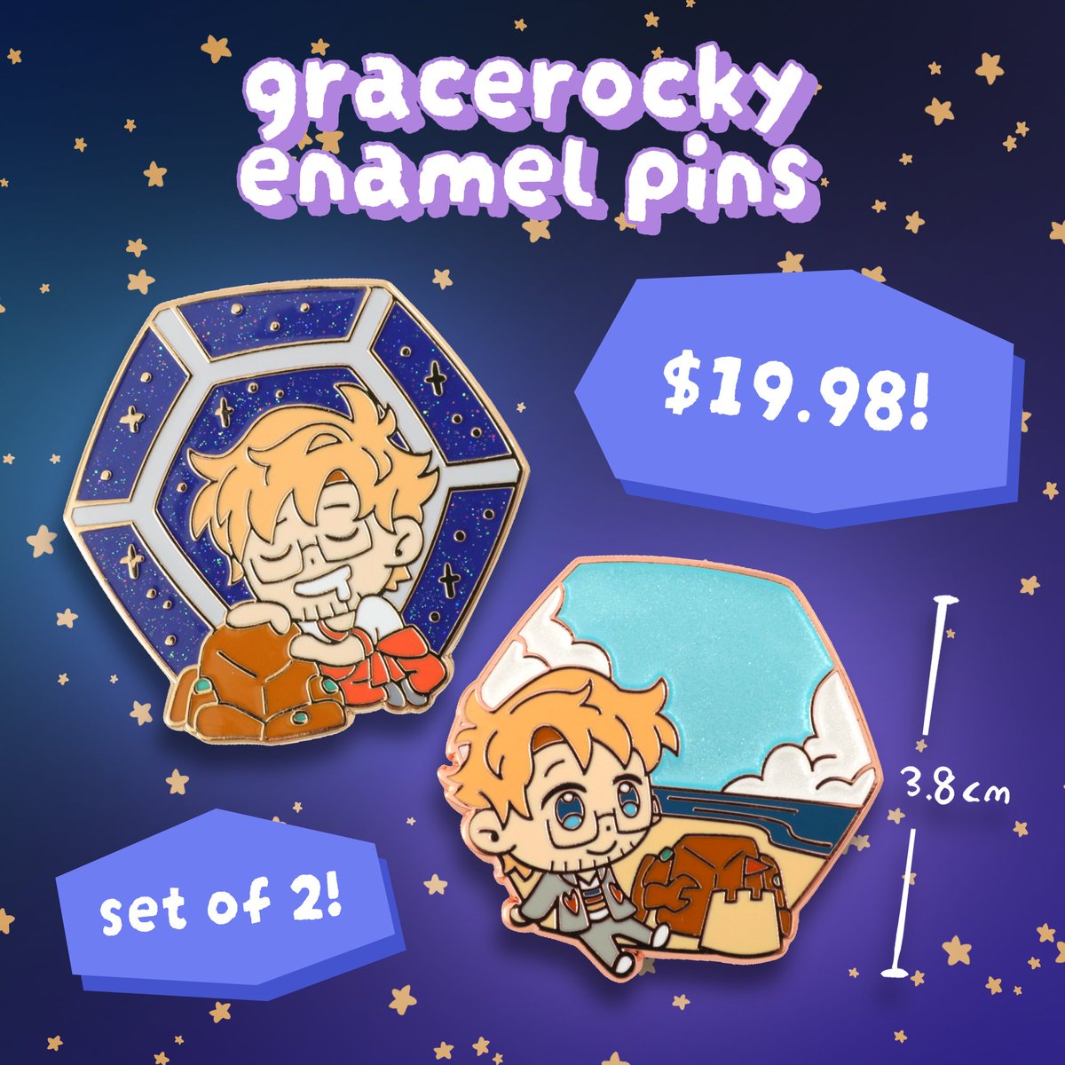 canadabonk's tweet photo. gracerocky enamel pins and ken plushie are BACK for 3 weeks only!!!

You can also buy all 3 bonus items as an additional bundle to be shipped together with the pins/plushie!!

🔗https://t.co/hGPKfPBiXU https://t.co/7EnKcPCYGY