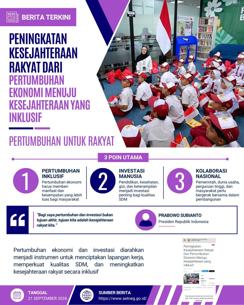 sardimanpp's tweet photo. Berita baik tentang kebijakan pemerintah sering terpinggirkan oleh berita heboh dan isu perpecahan. Kita mesti lebih cermat menyeleksi berita.
Sering Terlewatkan Kita https://t.co/eqG3fP5URI
