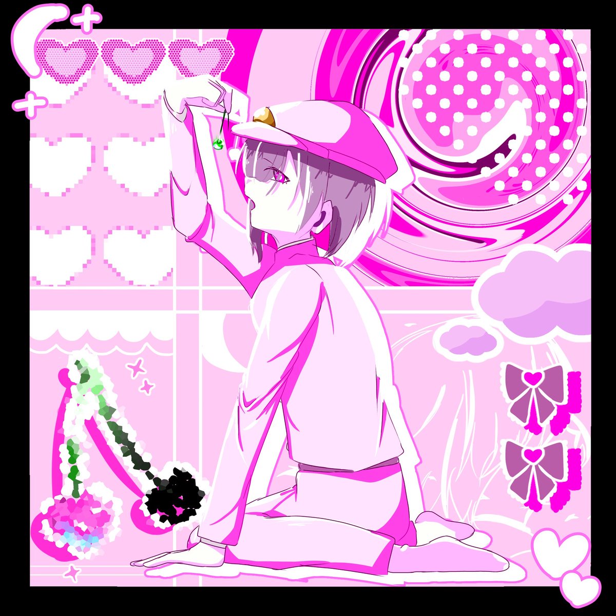 Ageage_0908's tweet photo. 🍒🌙💖
#メメリ絵 https://t.co/qNcTOs76QH