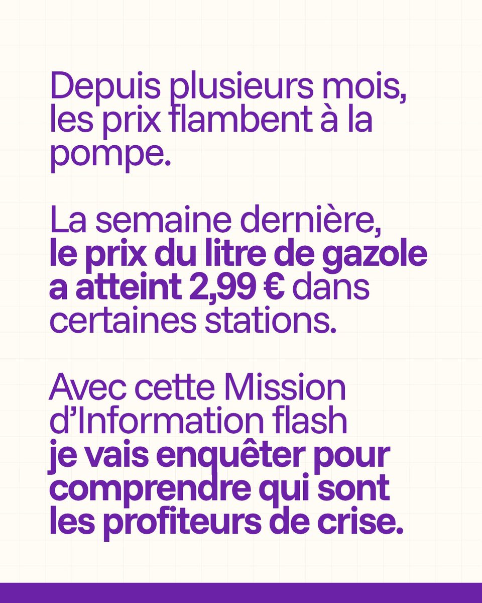 TrouveAurelie's tweet photo. 🟣 Alors que les prix des carburants explosent, je suis nommée co-rapporteure d'une mission d'information sur l'augmentation des prix des carburants ! 

J'auditionnerai les pétroliers, les multinationales ou encore les distributeurs du secteur de l'énergie.

La première audition commence aujourd'hui !