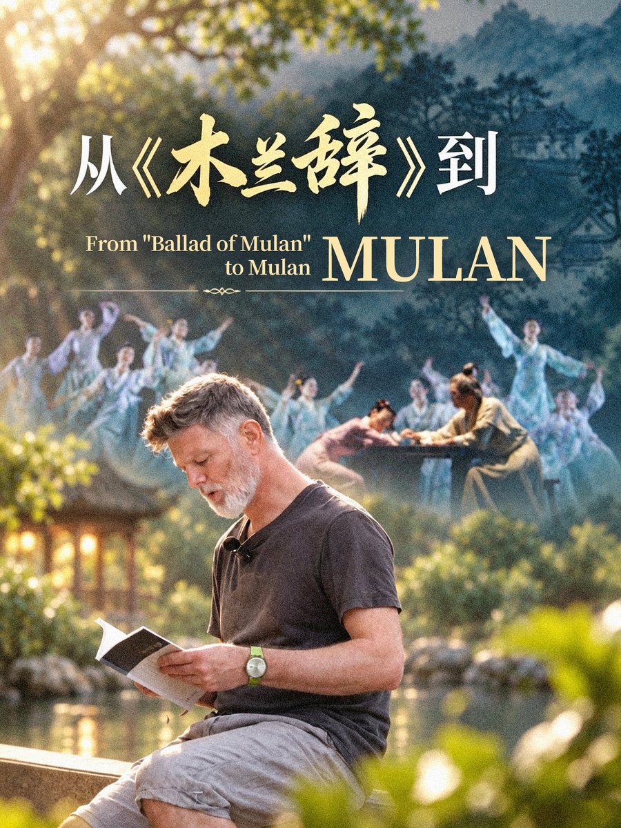 Sherry084061856's tweet photo. Irish Writer Reads the Ballad of Mulan — A Cross‑Cultural Resonance. #Mulan #木兰 #dancedrama https://t.co/YNbSIpLN5w
