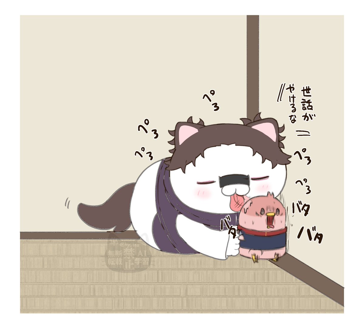 hy_bsa's tweet photo. 🐦🐈兄弟 https://t.co/t0vrunZrnx