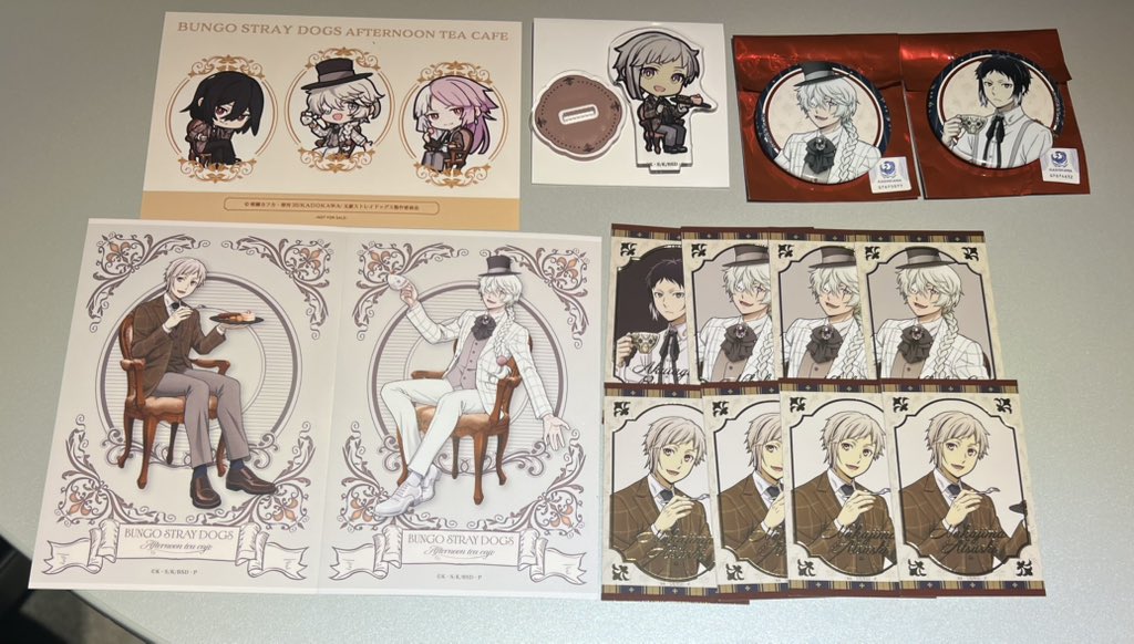 Sou_sou_319's tweet photo. 文豪ストレイドッグス スイパラグッズ交換・譲渡

求)なかはらor買取
譲)画像のもの

纏めての方優先となります。
郵送のみの交換。

気軽にお声かけください🙌 https://t.co/SvikLA45FG