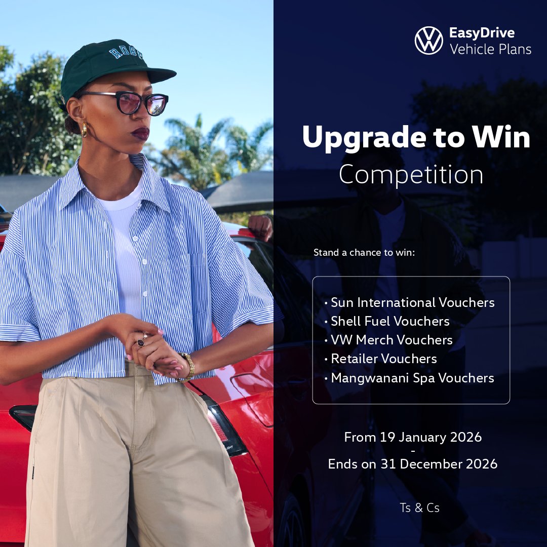 VolkswagenSA's tweet photo. More confidence and even more chances to WIN.

Upgrade to a minimum 4 yrs/ 60,000km #EasyDrive Maintenance Plan (extendable up to 15 yrs/ 300,000km) and stand a chance to WIN.

Get a quote online or from a VW dealership nationwide today: https://t.co/fm9m1id7Aa.

#Volkswagen https://t.co/s41VLmGmid