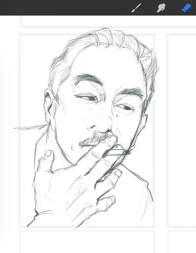 hyderinbottle's tweet photo. really donno how to draw this guy https://t.co/40NDHV7NH4