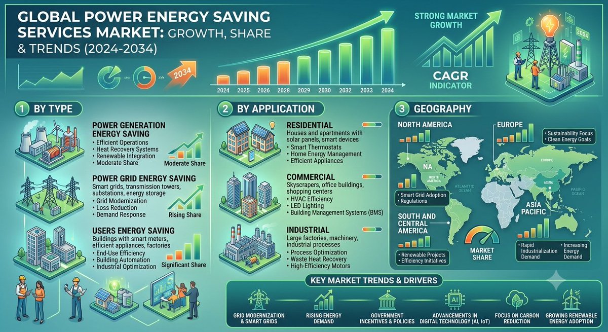 h_mkam's tweet photo. Power Energy Saving Services Market

Explore the Power Energy Saving Services Market, focusing on energy efficiency solutions, cost optimization, and sustainable power management.

Source - https://t.co/pLhErtOXXt

#PowerEnergySavingServices #EnergyEfficiency #EnergyManagement https://t.co/fQeXW0i568