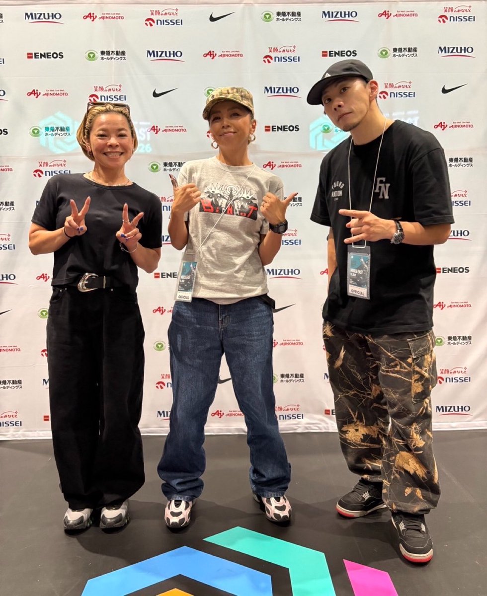 drag_on_dragon's tweet photo. 今回は
レジェンドbgirlのお二人とjudge✨ https://t.co/YmdHvJOzDl