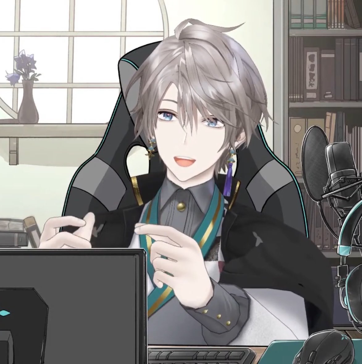 gnki_june's tweet photo. にじ3Dお披露目でエアコントローラをかちゃかちゃしてる甲斐田って可愛くてｪ https://t.co/aWAvK93msO