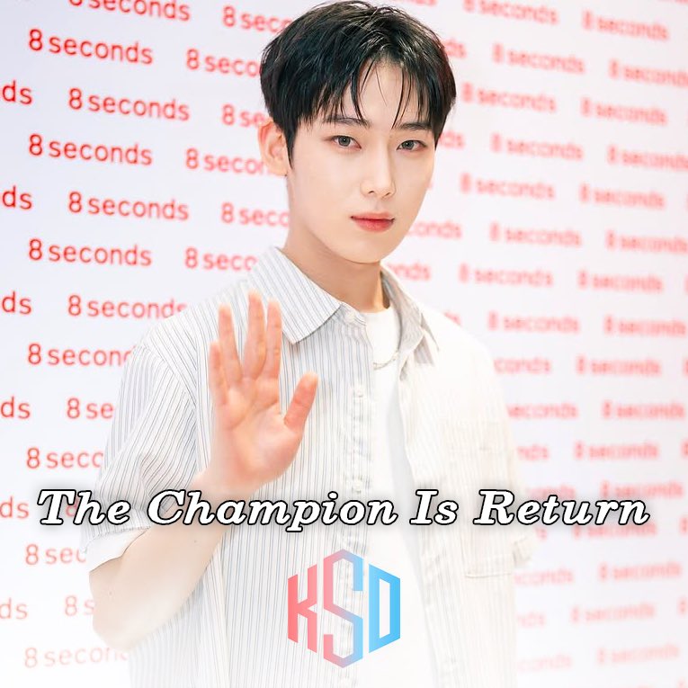 kimsunoodaily's tweet photo. The Champion is Return! ✨ https://t.co/LZVGbzQIcH