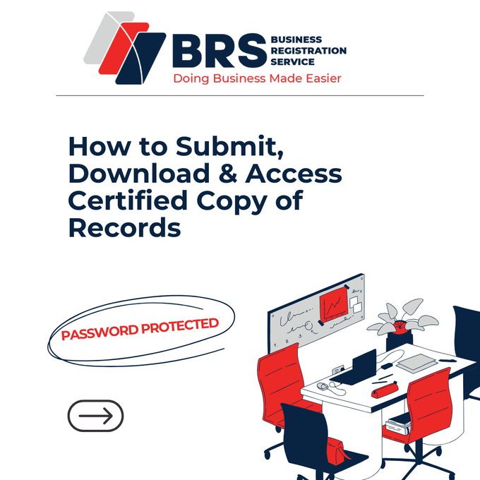 BRS_Kenya's tweet photo. Follow the link to the guide on how to submit, download and access your certified copy of records.
https://t.co/JXFgSF59FO https://t.co/rm1w6JjVdZ