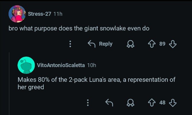 shub35177's tweet photo. Lmao 😭😭😭. But genuinely selling luna with Spider-Man and make spidey occupy less space is certainly a choice https://t.co/t4uvvmNMFm