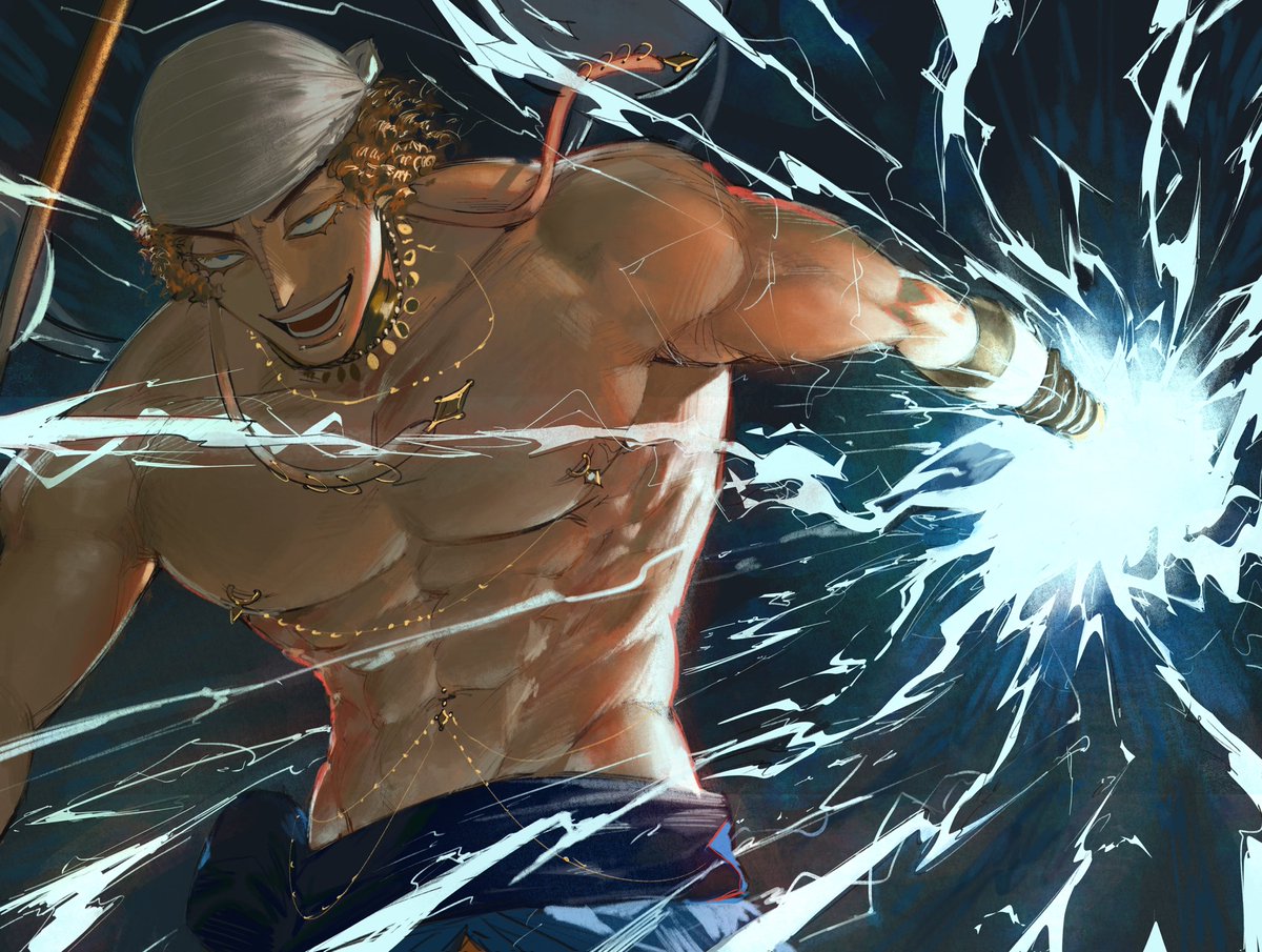 linzerjamlover's tweet photo. enel 🌩️ i dont want to work on this anymore #onepiece https://t.co/QUwmx4y68A
