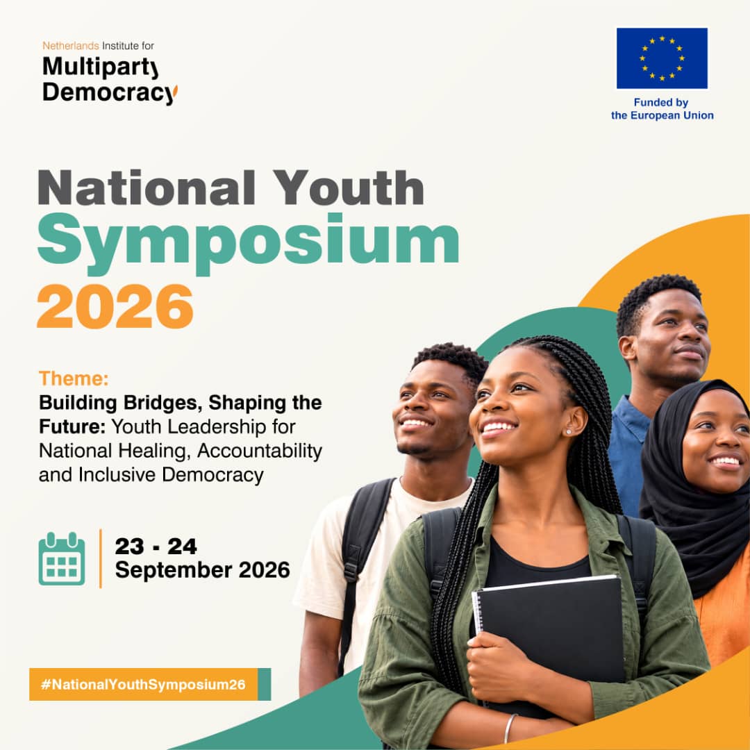 NimdUganda's tweet photo. A study by @NimdUganda shows that Uganda’s electoral cycles have always been marked by political competition, monetized politics, and disputed results.

The 4th National Youth Symposium poses a crucial question to the country’s leaders: Can dialogue achieve what elections alone cannot? 

Join the discussion via #NationalYouthSymposium26 #SADU.
@EUinUG