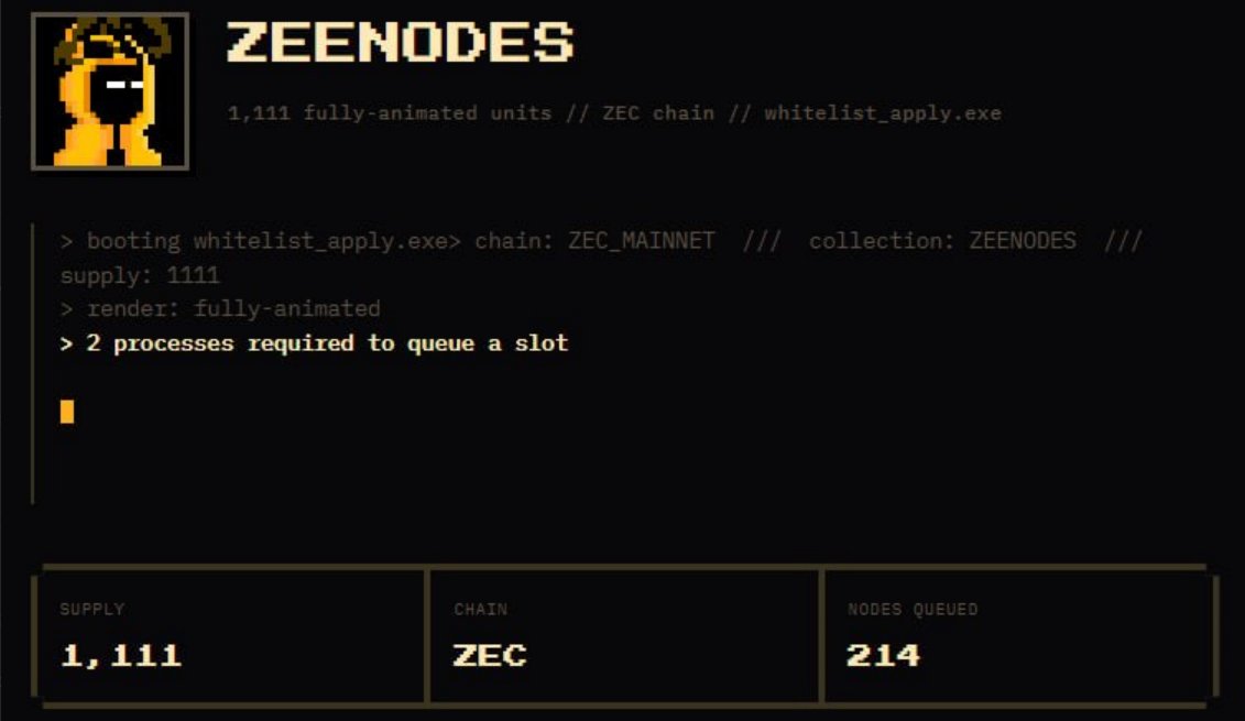 MeiLinnj's tweet photo. New Whitelist: ZeeNodes

Register : 

- Follow ZeeNodes on X
- Post on X
- Submit post link
- Done https://t.co/HTnYGJ7XjY