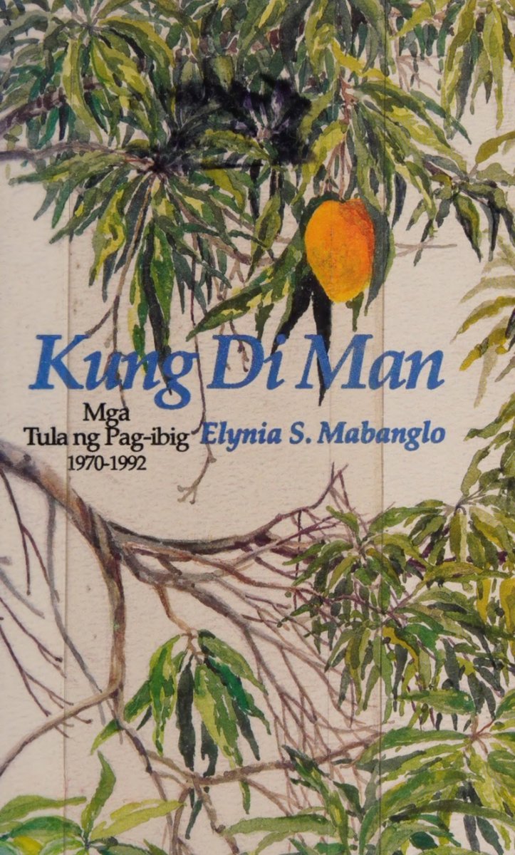 nilulunggati's tweet photo. because sharing is caring. here are my favorite poetry books by elynia mabanglo: 

Kung Di Man: Mga Tula ng Pag-ibig
Daigdig sa Pagitan at Iba Pang Dula

https://t.co/Cyfe78SvIQ https://t.co/Y4i9l3HlqV