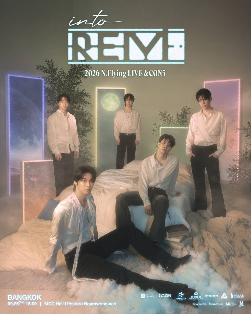 ajummabakorea's tweet photo. แจกบัตรคอนเสิร์ต  2026 N.Flying LIVE ‘&CON5 : into REM’ IN BANGKOK วันเสาร์ที่ 26 กันยายน 2569 
ที่ MCC HALL, THE MALL LIFESTORE NGAMWONGWAN 💕

📌ร่วมสนุกลุ้นรับบัตรคอนเสิร์ต
จำนวน 5 รางวัล รางวัลละ 2 ใบ (บัตร 4,800.-)

เพียง
- รีทวิตนี้ ฟอล @ajummabakorea
- เมนชั่นใต้โพสตนี้บอกว่า อยากไปดูไปฟังเพลงไหนของ N.FLYING มากที่สุด เพราะอะไร
ใส่ # ด้านล่างมาด้วยน้า 
#NFlying #엔플라잉
#into_REM
#into_REM_in_BKK
#GRANDSTARCONNEXT
#CQENTERTAINMENT

เล่นได้ตั้งแต่วันนี้จนถึง  24 กันยายน 69 เที่ยงคืน
ประกาศผล 25 กันยายน 69 ใต้ทวิตนี้ค่า 
(ยืนยันสิทธิภายในเที่ยงตรง)
*การตัดสินของทีมงานถือเป็นที่สิ้นสุด