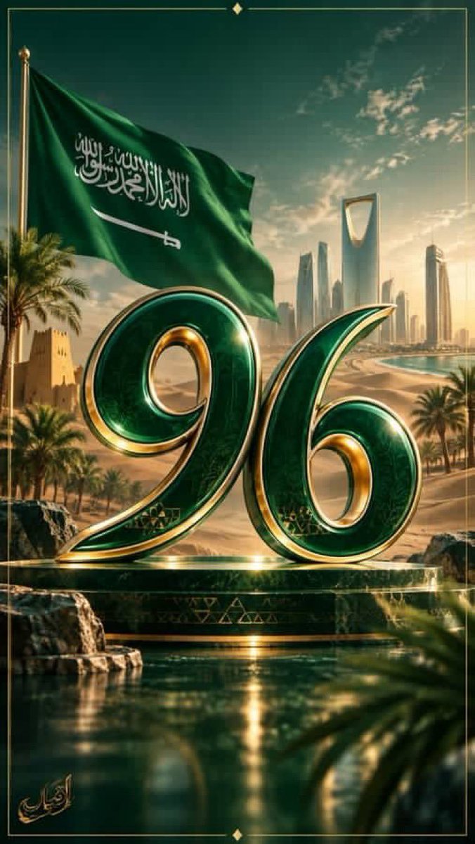 najm_2277's tweet photo. @SANAD_HASA •يُحتفل به يوم 23 سبتمبر من كل عام.
•يتزامن مع نفس يوم إعلان توحيد المملكة على يد الملك عبدالعزيز عام 1932م.💚🇸🇦

#مسابقة_سند_عزنا_بطبعنا 

#اليوم_الوطني_السعودي_٩٦

💚💚 https://t.co/qBVh5rhZF8