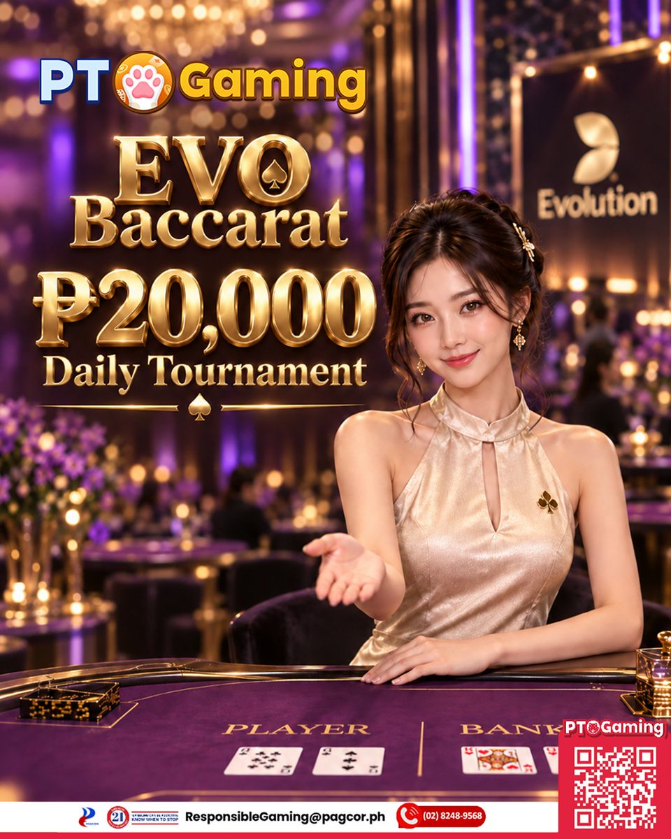 PTGamingph's tweet photo. HANGGANG BUKAS NA LANG PARA HUMABOL SA TOP 200!

Maglaro ng selected EVO Baccarat games with a minimum bet na ₱500 per round at mag-ipon ng points para umangat sa leaderboard!

Ka-PT Gamers, targetin ang Top 1 at manalo ng up to ₱20,000!

💰 Get ₱2,980 new player bonus & 1.5% unlimited cashback +2% slot return
📲 Download now: https://t.co/gkkPuAdx1L

#PTGaming #No1LegitGamingPH #MostExclusiveGamePH